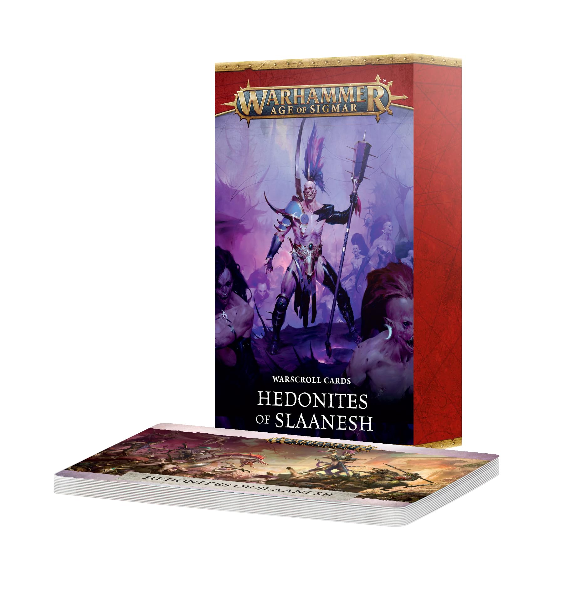 Games Workshop - Warhammer - Age of Sigmar - Warscroll Cards: Hedonites of Slaanesh