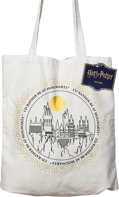 Harry Potter Hogwarts Castle Baumwoll-Tragetasche von The Carat Shop