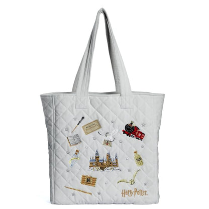 Harry Potter The Carat Shop Samt-Tragetasche mit gestickten Symbolen