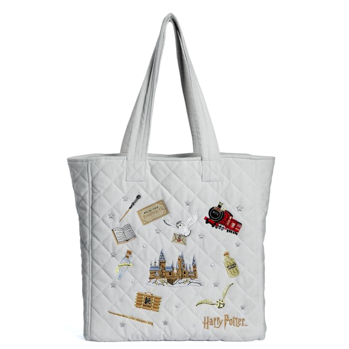Harry Potter The Carat Shop Samt-Tragetasche mit gestickten Symbolen