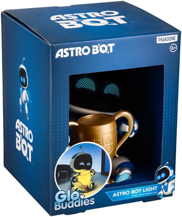 Paladone Astrobot GloBuddies Character Light – 15cm Desk Lamp with Light‑Up Eyes & Trophy - WeCool