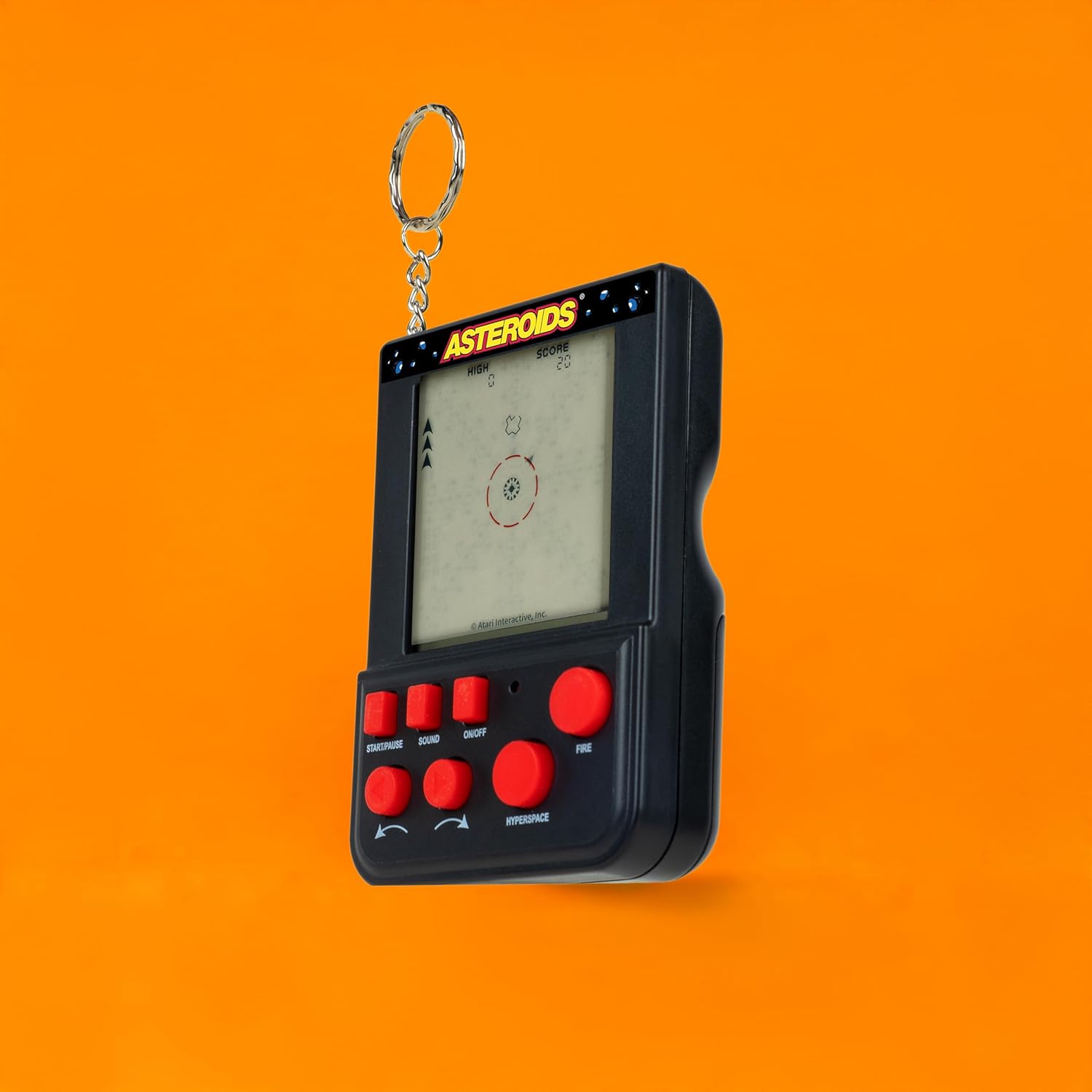 Asteroids - Keyring Arcade