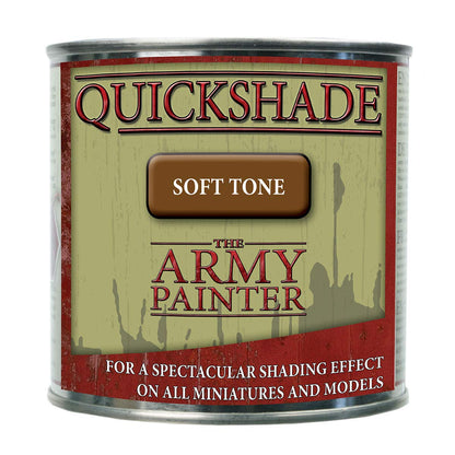 The Army Painter Quickshade Dip Soft Tone, Quickly Dipping and Shading Entire Wargaming Armies, Oil Wash for Miniature Figures, for Tabletop Roleplaying or Wargames, 250 ml (Soft Tone