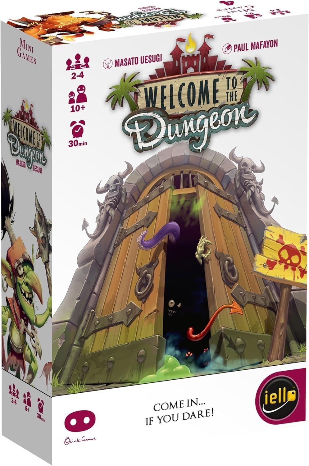 Iello , Welcome to the Dungeon , Board Game , Ages 10+ , 2 to 4 Players , 30 mins Minutes Playing Time, Multicolor, 14.99 x 9.91 x 3.81 cm