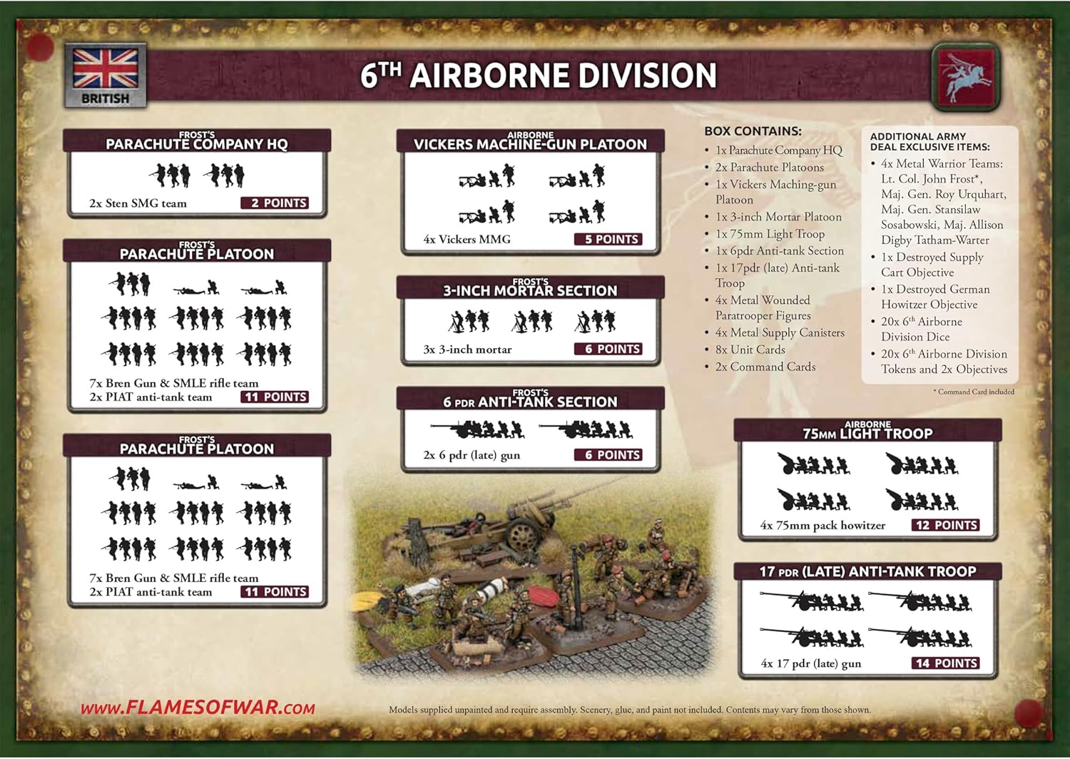 Flames of War - British - 6th Airborne Army