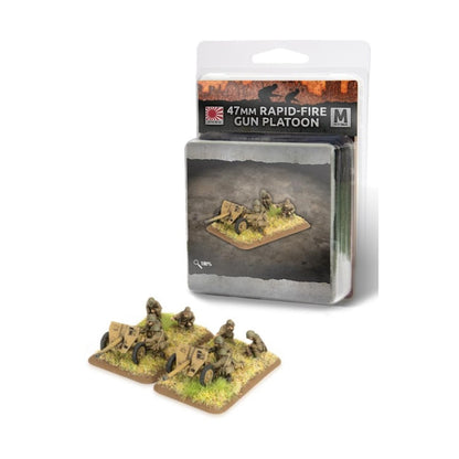 Battlefront Miniatures Flames of War Mid War: Japanese: 47mm Rapid-fire Gun Platoon (x2