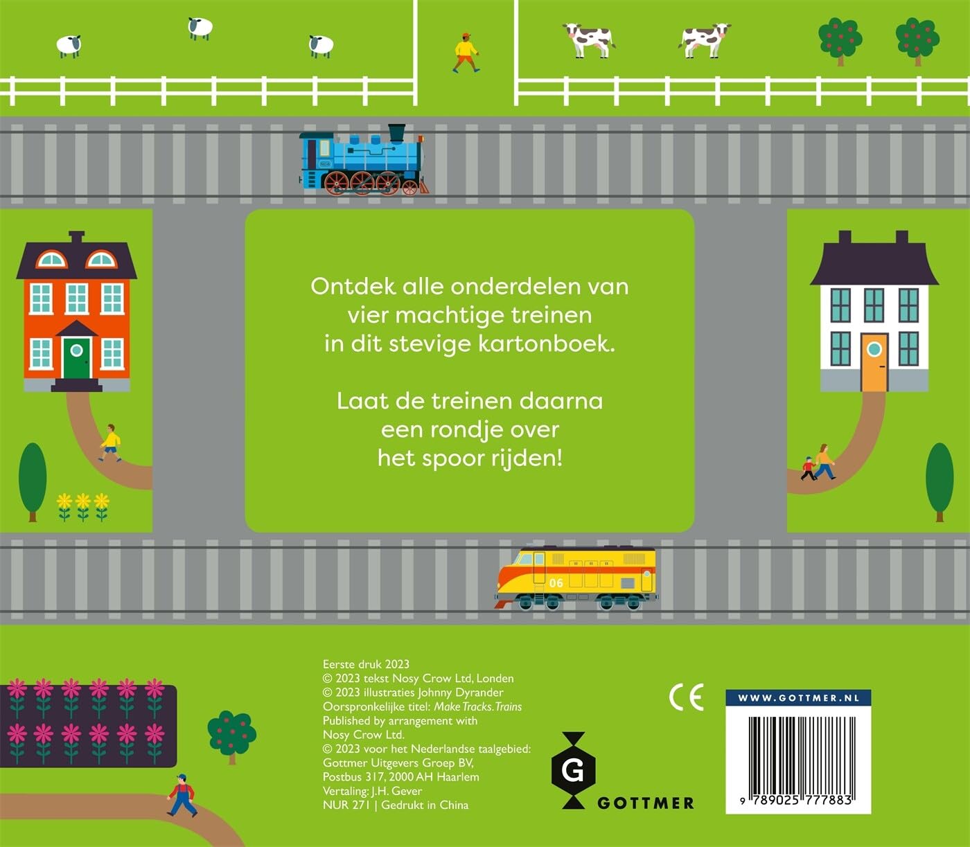Een Rondje met de Trein - Kartonboekje