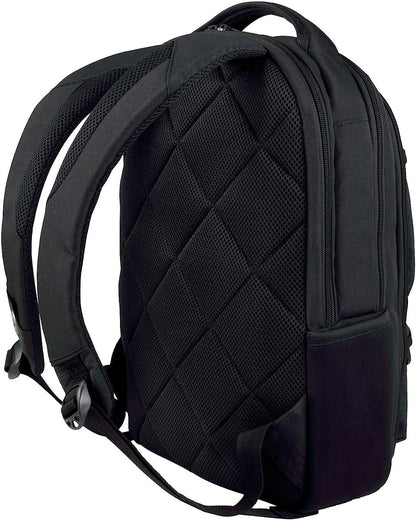 Wenger 600630 FUSE 16' Laptop Backpack , Padded laptop compartment with iPad/Tablet / eReader Pocket in Black {20 Litres}