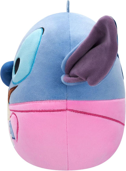 Squishmallows Original Disney 8-Inch Stitch Easting Ice cream Plush - Little Ultrasoft Official Jazwares Plush