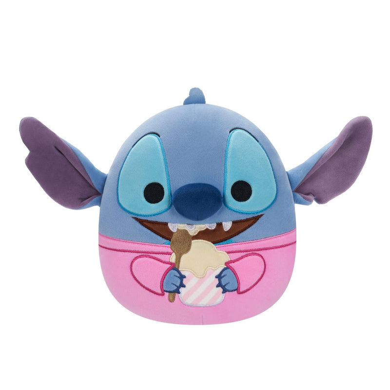 Squishmallows Original Disney 8-Inch Stitch Easting Ice cream Plush - Little Ultrasoft Official Jazwares Plush