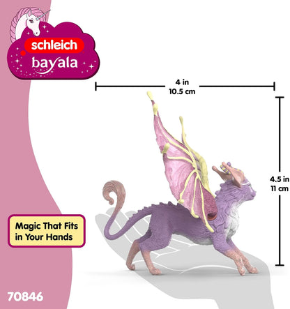 Schleich BAYALA - Cat Dragon Toy Figurine - Kids 5+ | 70846