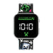 Accutime Minecraft LED Display Watch with Silicone Enemies Character Strap for Kids