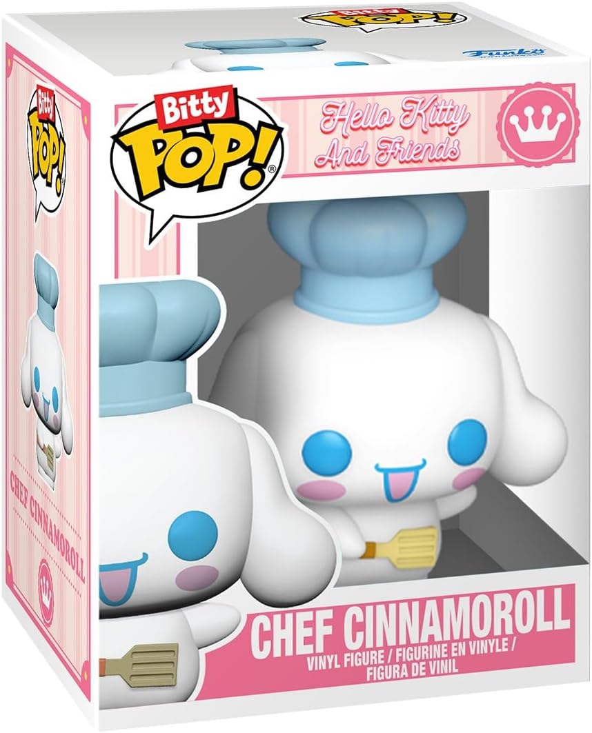 Funko Pop! Bitty Town: Sanrio - Chef Cinnamoroll™ with Café Cinnamoroll - Collectable Vinyl Figure - Gift Idea - Official Merchandise - Toys for Kids & Adults - Anime Fans