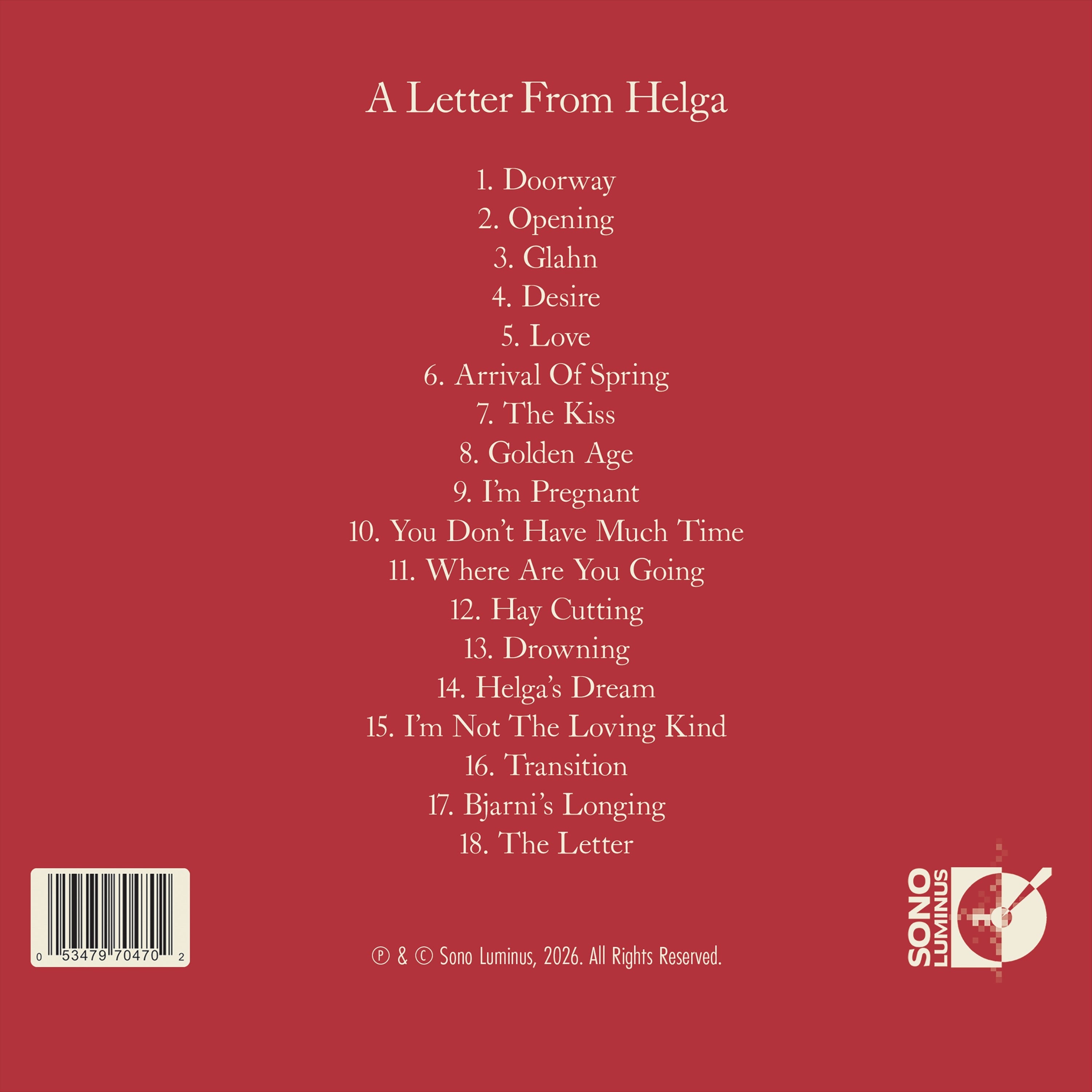 A Letter from Helga