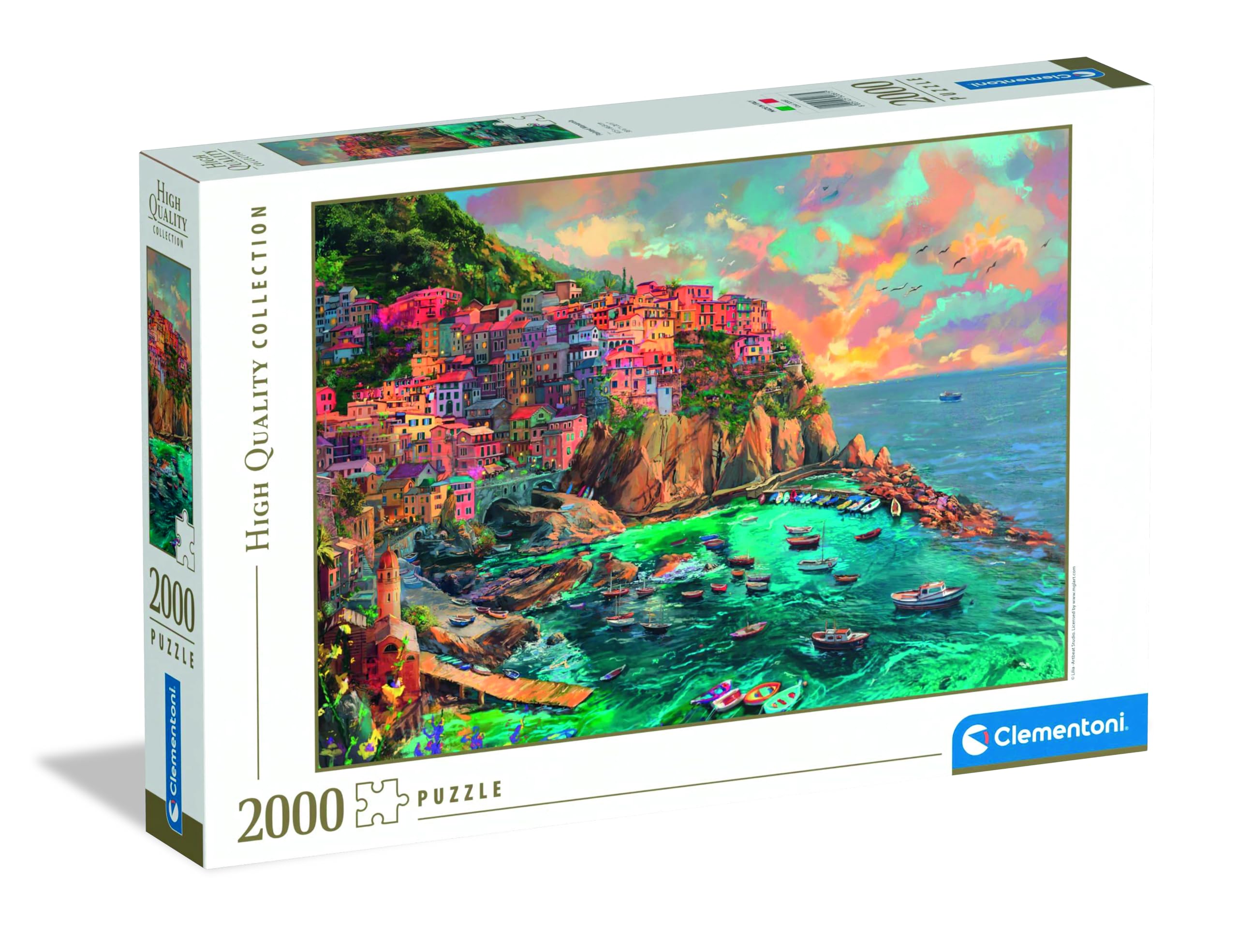 Painted Manarola HQC (2000 stukjes) (Puzzle)