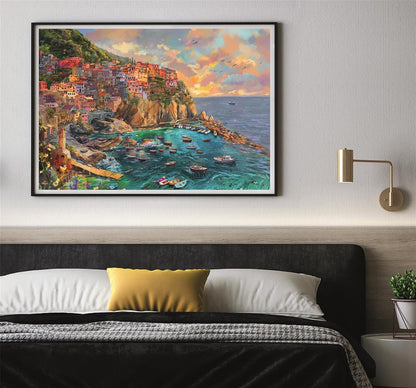 Painted Manarola HQC (2000 stukjes) (Puzzle)