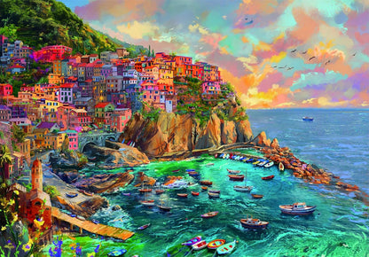 Painted Manarola HQC (2000 stukjes) (Puzzle)