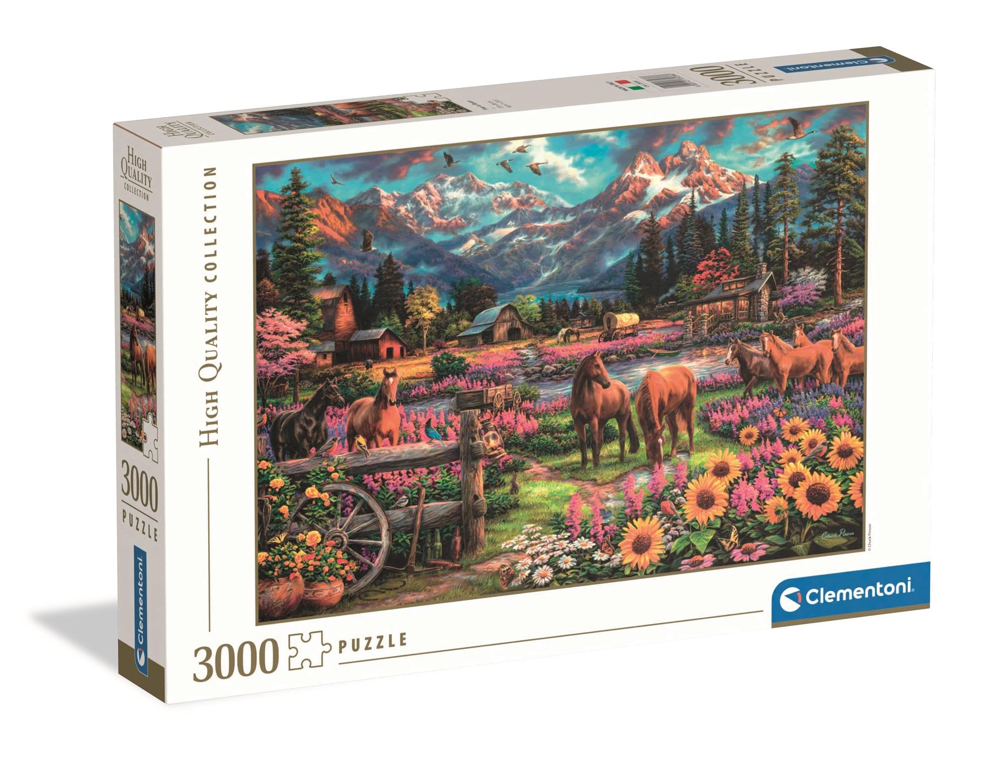 Clementoni:  Puzzle 3000 Pz - Free To Roam