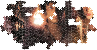 Clementoni - Puzzel met 1000 stukjes voor volwassenen en jongeren, speciale serie, thema Lord of the Ringen, met poster, compacte doos, cadeau-idee voor dames en heren, Made in Italy, 98 x 33 cm