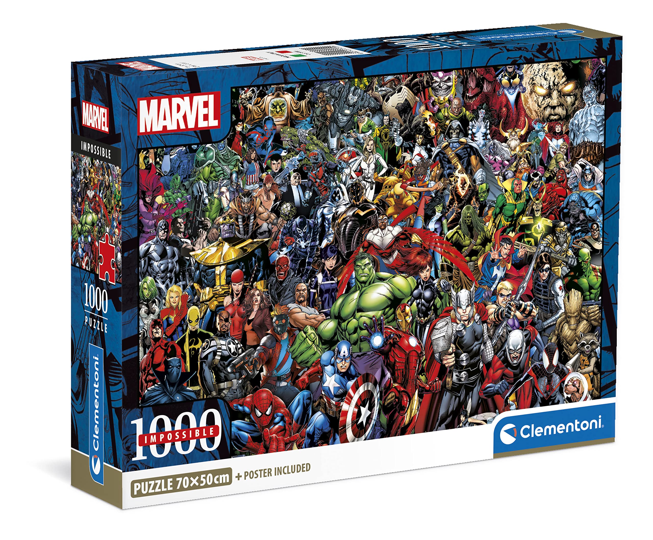 Clementoni: Pzl 1000 Impossible Marvel