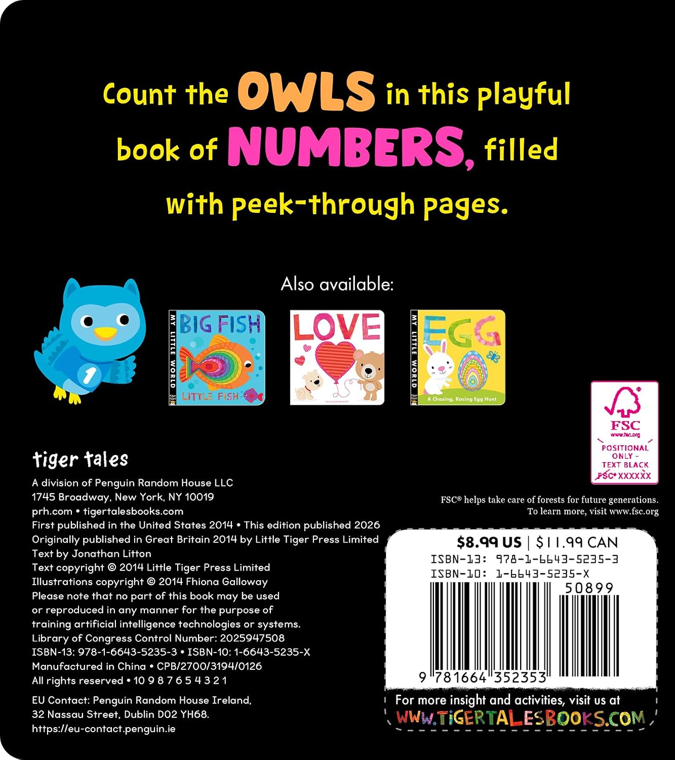 Hoot!: A Bright Book of Numbers!