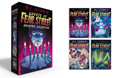 R.L. Stine's Ghosts of Fear Street Haunted Collection (Boxed Set): Hide and Shriek; Who's Been Sleeping in My Grave?; The Attack of the Aqua Apes; Nightmare in 3-D