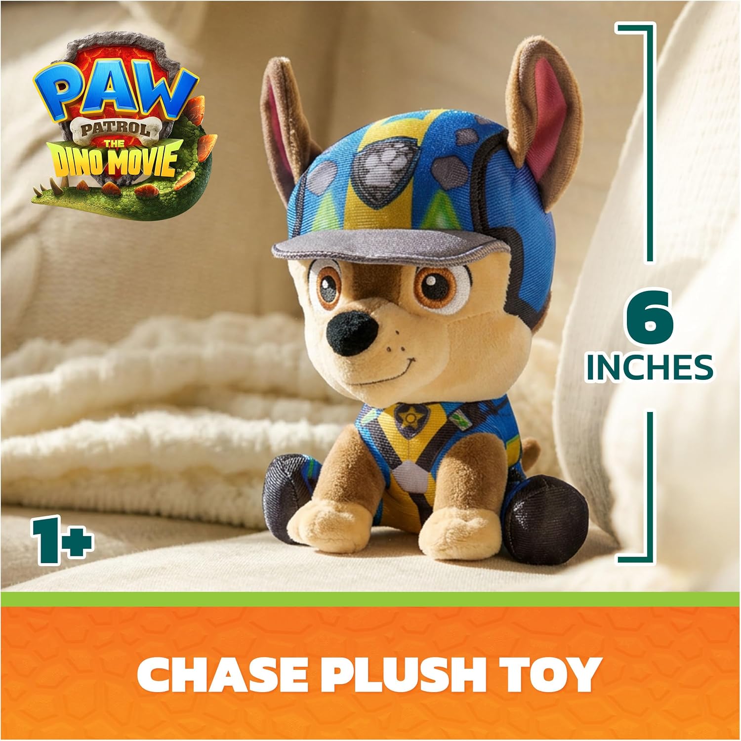 Paw Patrol - Movie 3 Gund Plush Chase 15Cm (6075285)