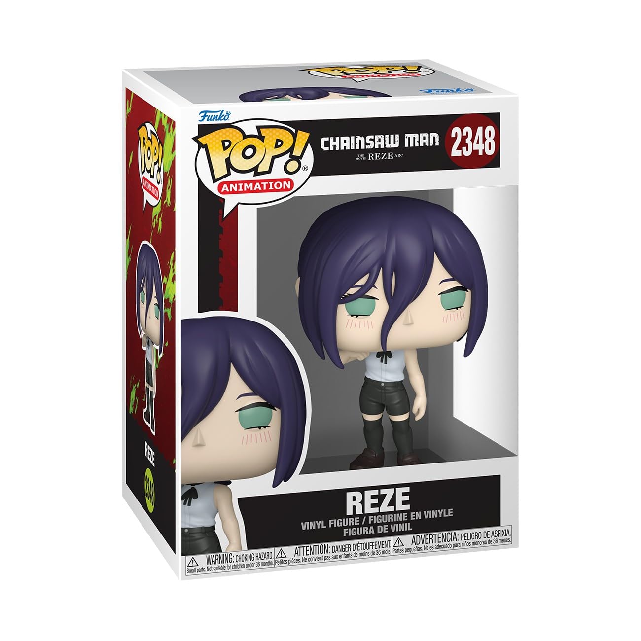 Funko POP! Animation: Chainsaw Man: Reze - Reze - 1 in 6 chance of receiving the rare Chase variant - Styles may vary - Collectable Vinyl Figure - Gift Idea - Official Merchandise