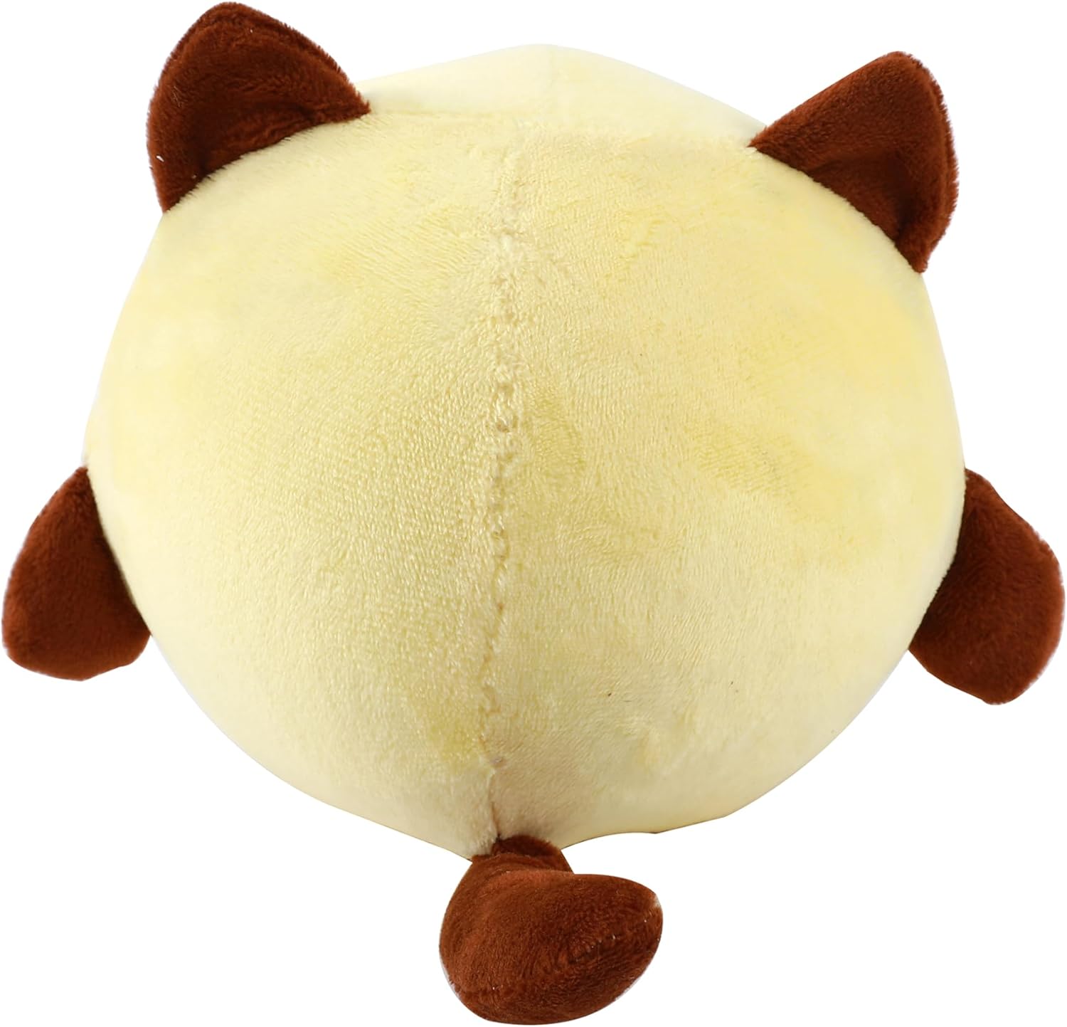 I-TOTAL - Zacht squishy kussen van traagschuim, 14 cm diameter, squishy kussen, ideaal als cadeau (Siamese Cat