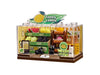 I-TOTAL® - Shop in a Box Creatieve 3D-miniatuurset Bouw en verzamel winkels in pastelstijl, model met decoratieve details (53 stuks), cadeau-idee (Fruit Store
