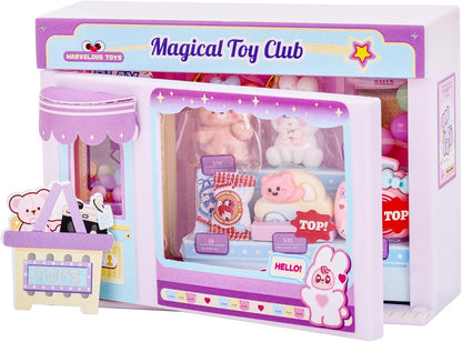 I-TOTAL ® Micro Shop - Creatieve set om zelf te maken, 3D-miniatuur om te bouwen (33 stuks), Nookbook Micro Shop Pastel, verzamelstuk, 11 x 4 x 8 cm, +6 jaar (Magic Toy Club