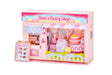 I-TOTAL ® Micro Shop - Creatieve set om zelf te maken, 3D-miniatuur om te bouwen (33 stuks), Nookbook Micro Shop Pastel, verzamelstuk, 11 x 4 x 8 cm, +6 jaar (BEARS PASTRY SHOP