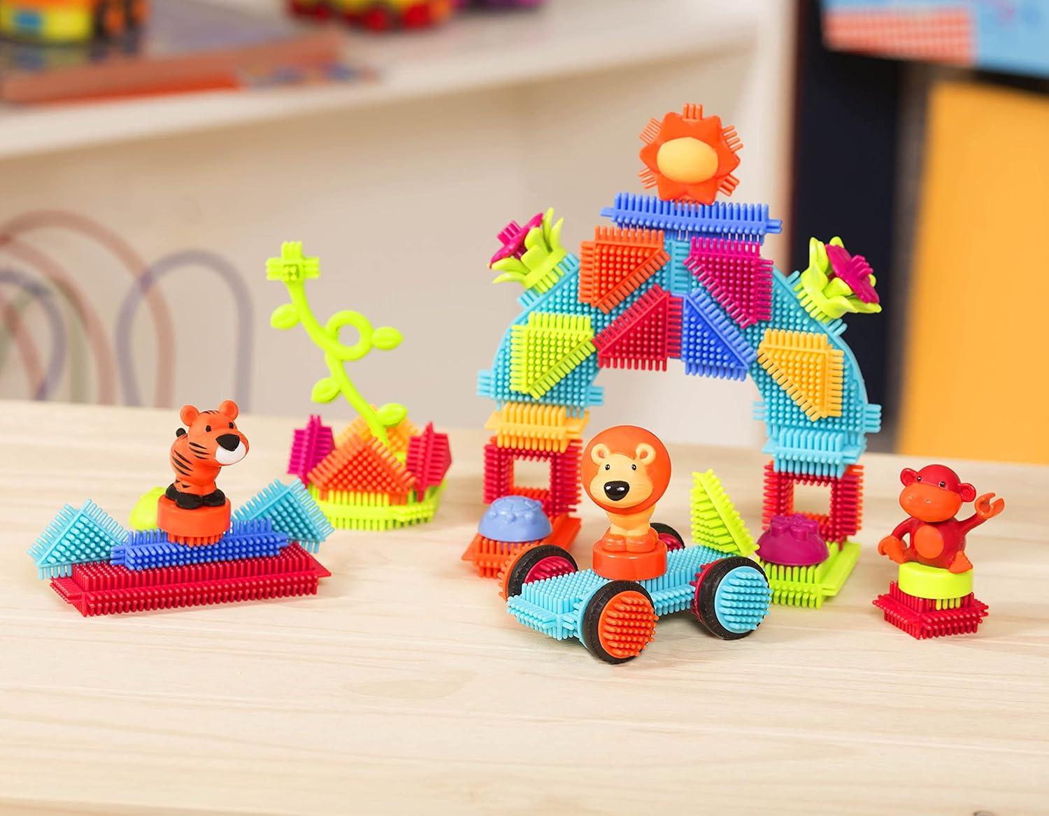 B. Toys BA3093Z Bristle Blocks, 54 delen Jungle Set