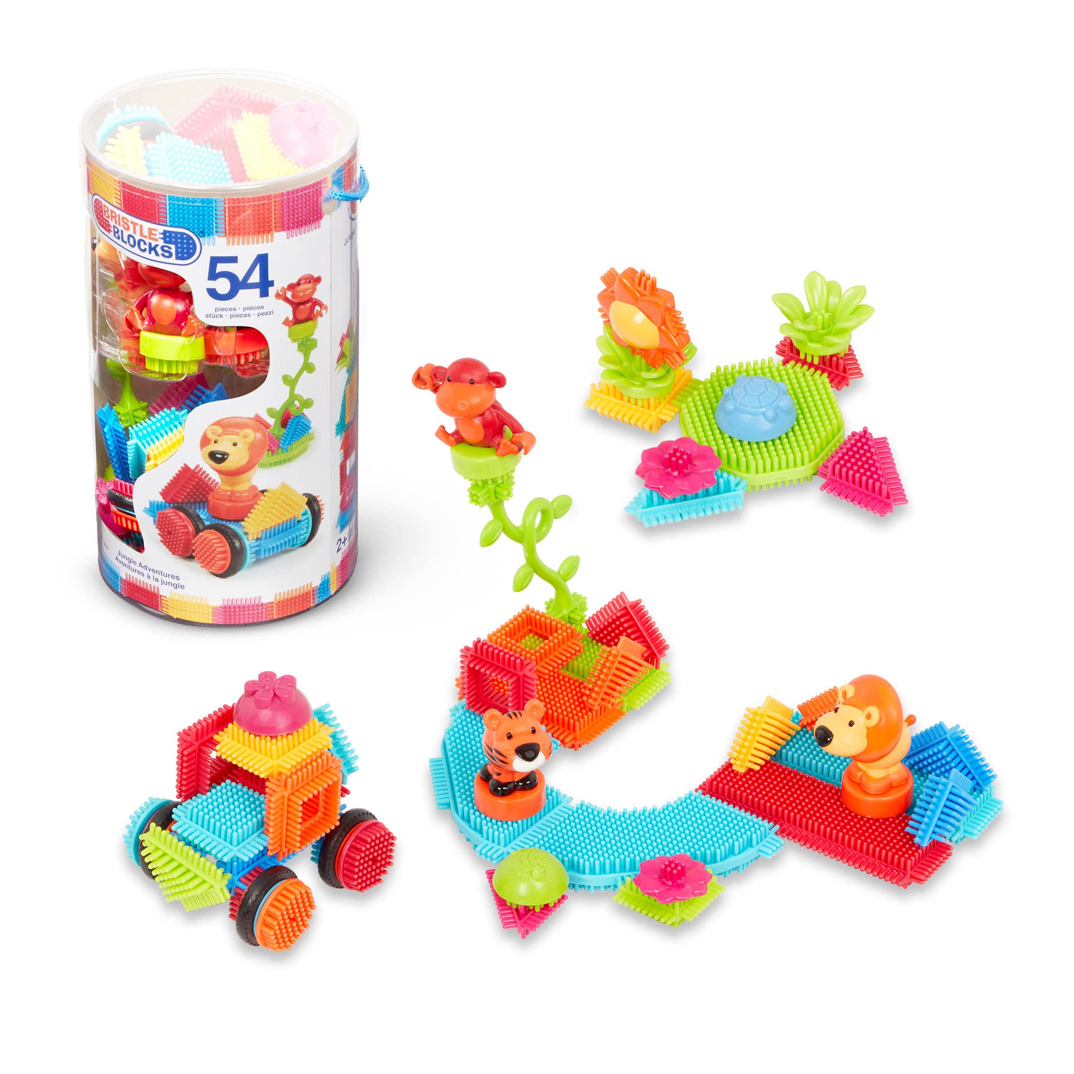 B. Toys BA3093Z Bristle Blocks, 54 delen Jungle Set