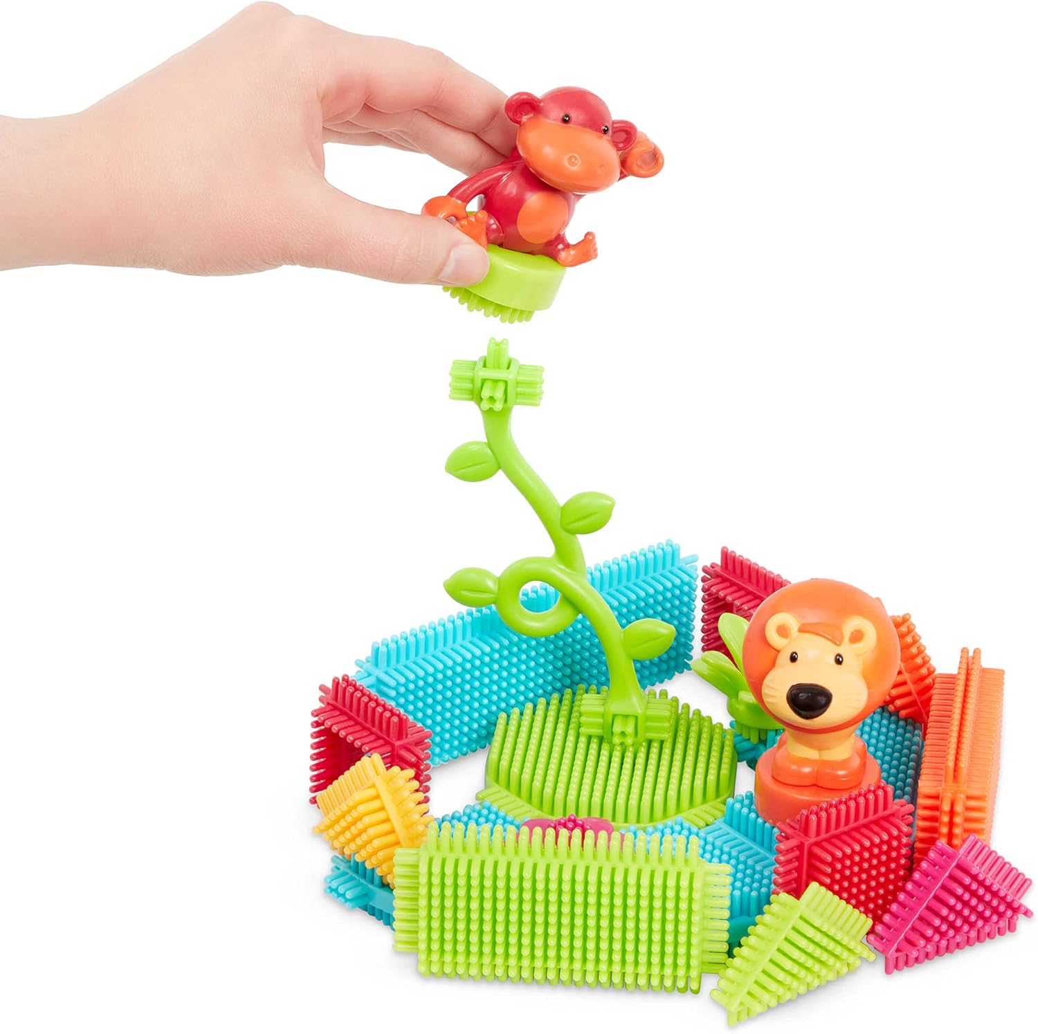 B. Toys BA3093Z Bristle Blocks, 54 delen Jungle Set