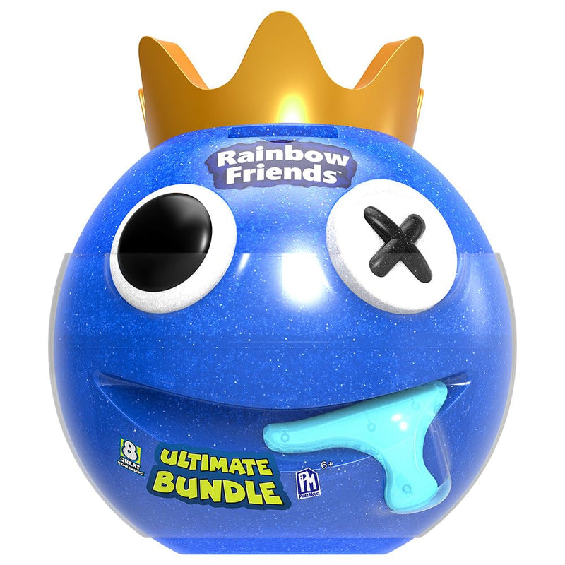 Rainbow Friends - Blue Ultimate Head Bundle met 8 artikelen, serie 1
