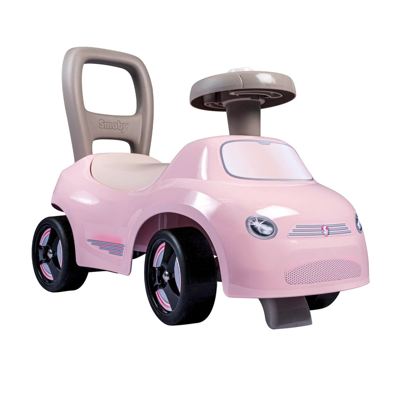 Smoby Loophulp, roze, vanaf 10 maanden, zachte lijnen, moderne uitstraling en geïntegreerde claxon in het stuur (7600720542