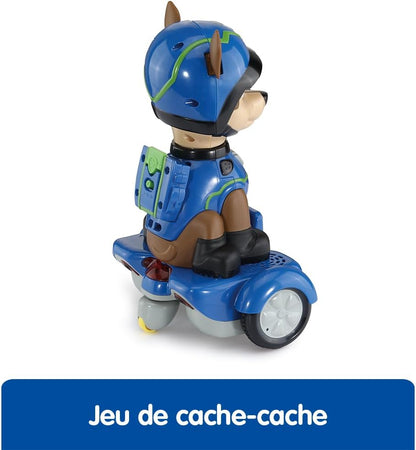 VTech - Paw Patrol, Chase Mission Hoverboard, interactieve hond, Paw Patrol, geanimeerd figuur 26 cm, elektronisch speelgoed, geluiden en verlichting, cadeau voor kinderen van 2 jaar tot 6 jaar