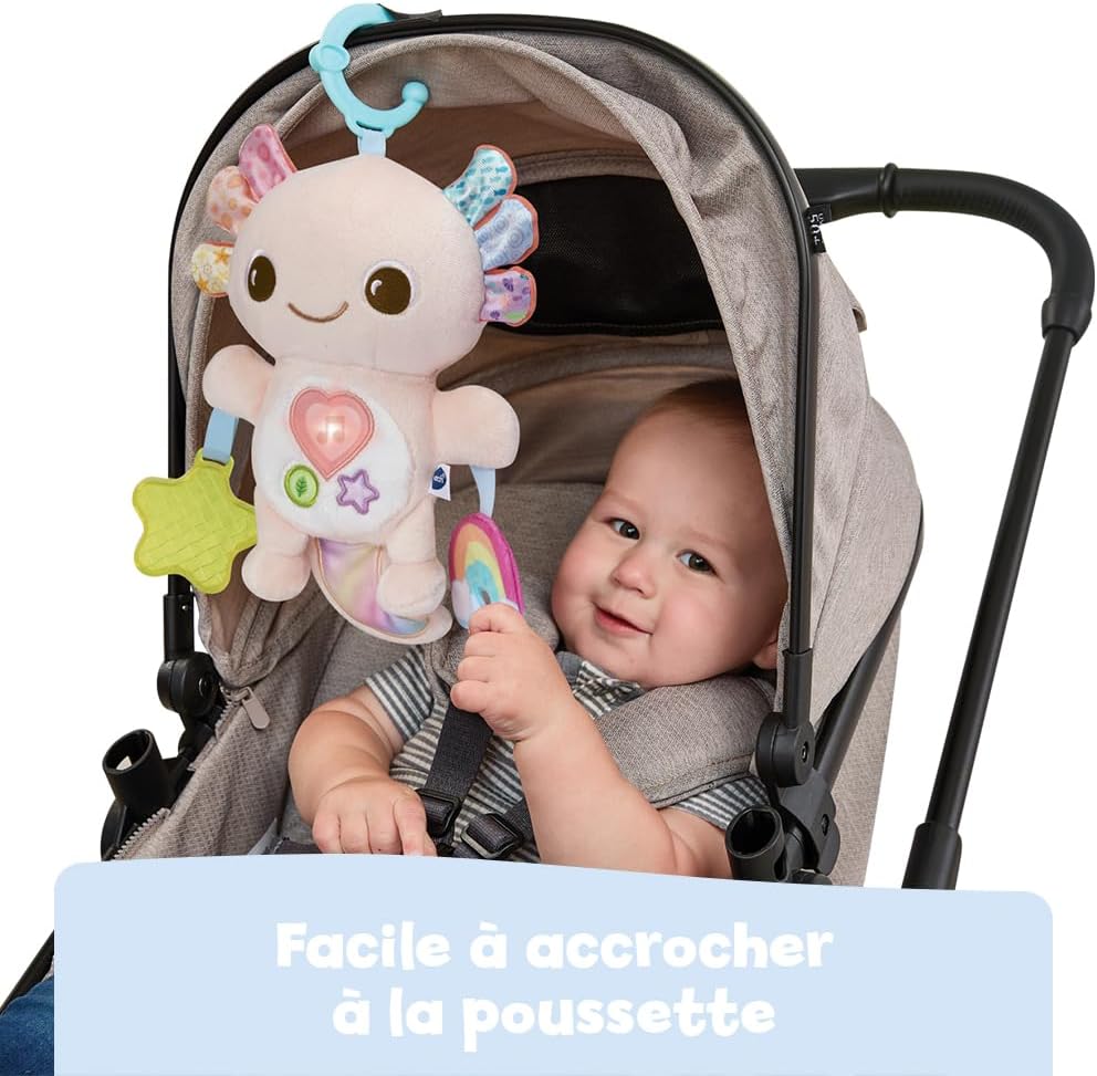 VTech Baby Axolotl speelgoed 1e leeftijd, 80-577805, roze