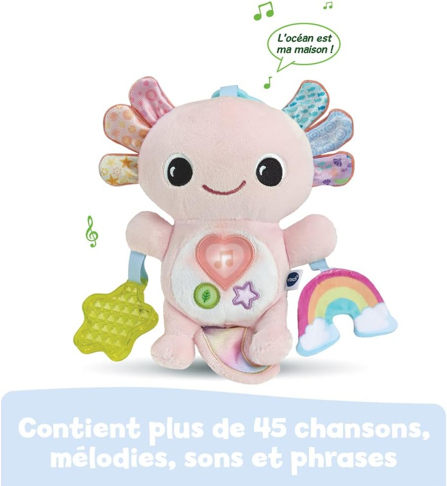 VTech Baby Axolotl speelgoed 1e leeftijd, 80-577805, roze