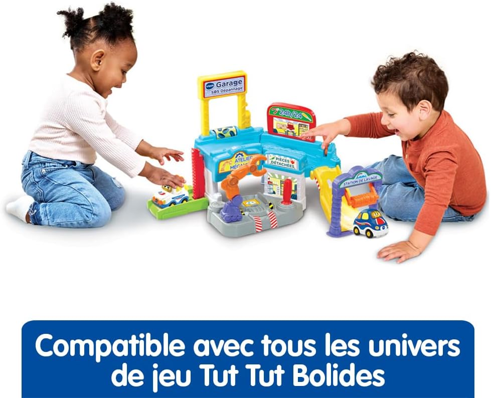 VTech - Tut Tut Bolides Garage voertuigen, 80-583205, meerkleurig