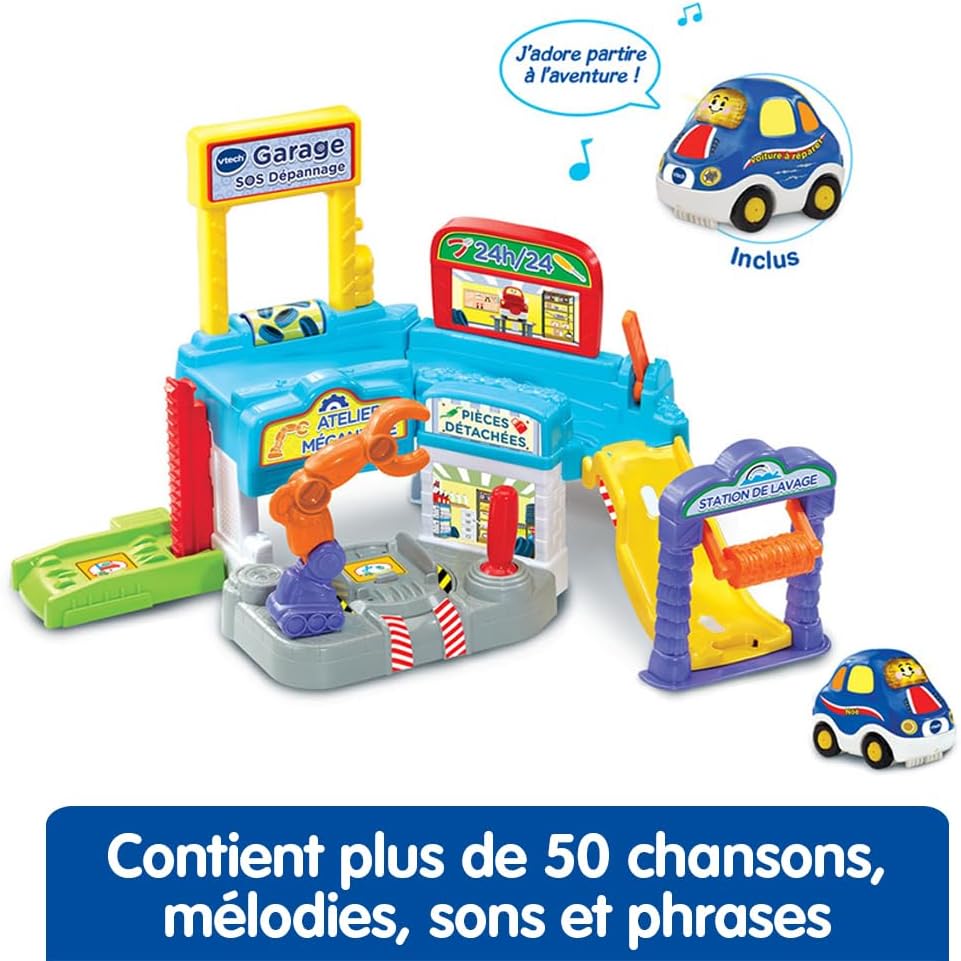 VTech - Tut Tut Bolides Garage voertuigen, 80-583205, meerkleurig