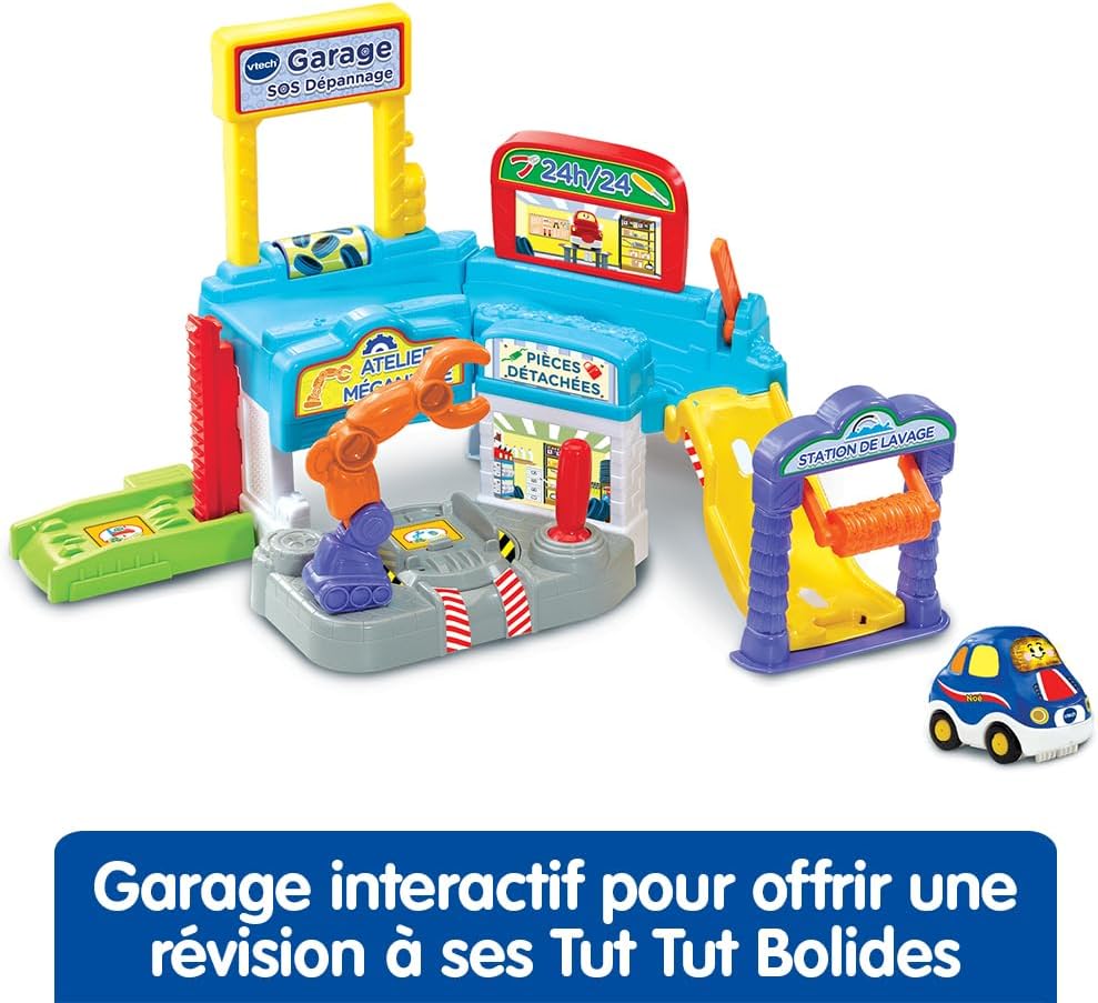 VTech - Tut Tut Bolides Garage voertuigen, 80-583205, meerkleurig