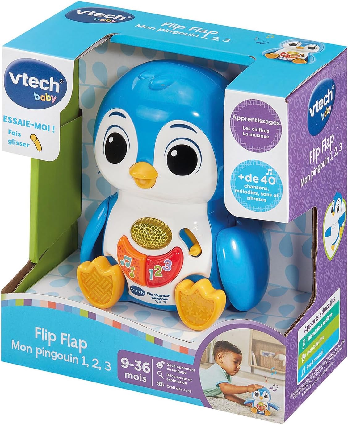VTech Flip Flap Mijn Pinguïn 1.2.3