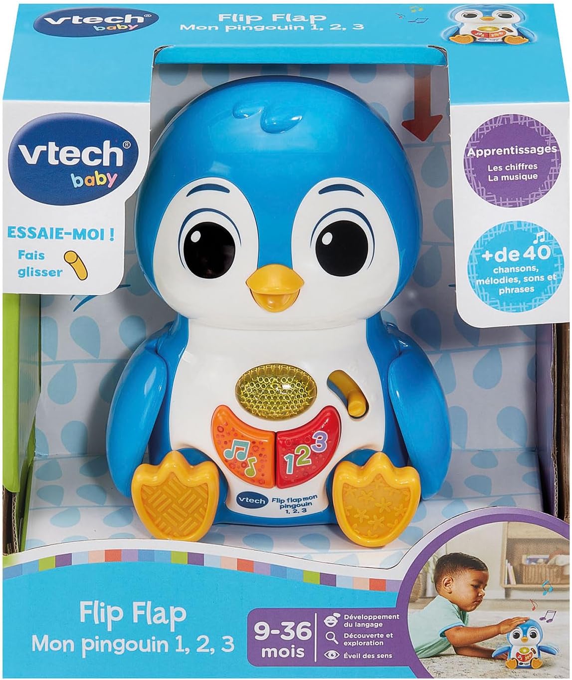 VTech Flip Flap Mijn Pinguïn 1.2.3