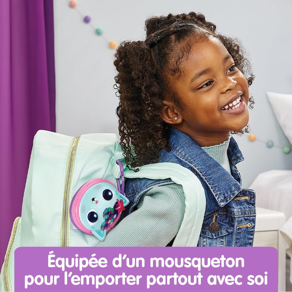 VTech - Gabby en het magische huis, Magi'Pocket console, draagbare mini-gameconsole met geanimeerd display, 10 wijzerplaten, 4 spellen, cadeau voor kinderen van 3 jaar tot 7 jaar - inhoud in het Frans