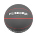 HUDORA Soft basketbal, maat 7, diameter 24 cm, ca. 340 g licht, grijze schuimrubberen basketbal, geruisloos voor binnen en buiten, kindvriendelijk, stil en gripvast, voor familie, tuin en speelplaats