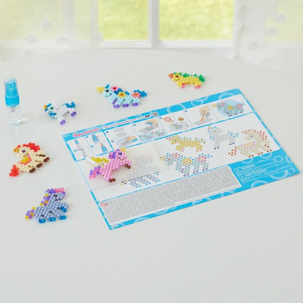 Aquabeads - 35128 enfres Unicorn Fantasy Craft Kit - Arts & Crafts Kralen Activity Toy