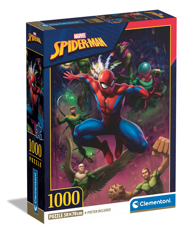CLEMENTONI 1000 el. Compact Spiderman