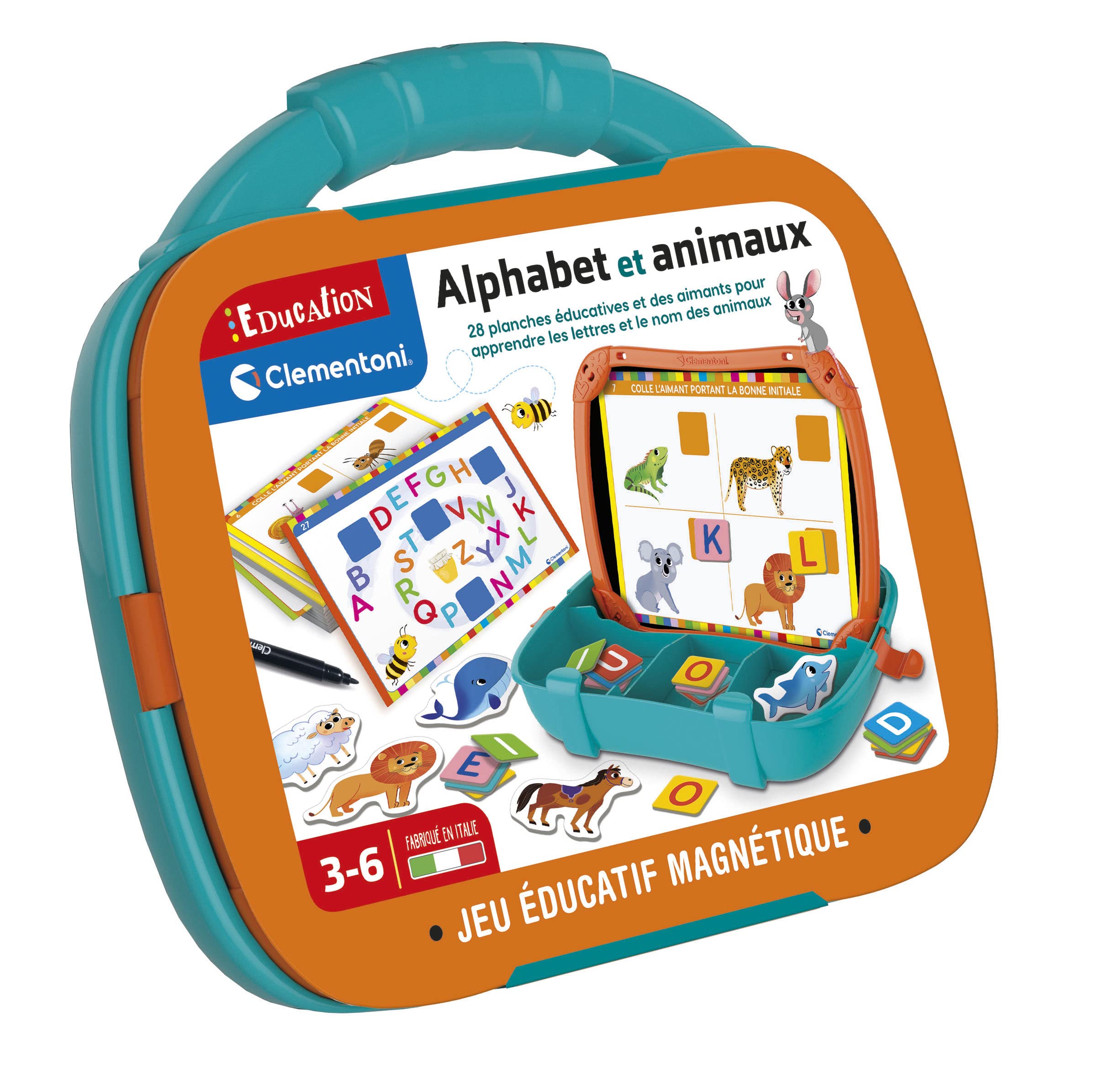 Clementoni Magnetische letter- en dierkoffer